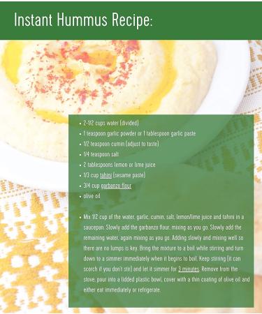 Organic Chickpea Flour | Garbanzo Bean Flour | 100% Non-Irradiated | Non-GMO | 9 LBS Bulk | Washington State Family Farmed | Kosher Parve | Resealable Kraft Bag | Pack of 3 - Buy Online on GoSupps.com