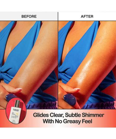 EVERYDAY HUMANS Sun Glazed SPF 30 Moisturizing Suntan Glow Oil with Gold Shimmer - Vegan Tanning Oil with Squalane, Jojoba Oil & Citrus Scent | Non-Greasy Formula, Oxybenzone Free - Buy Online on GoSupps.com