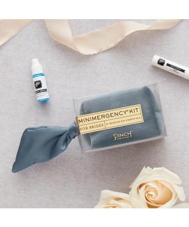 Pinch Provisions Bridesmaid Minimergency Kit - 21 Wedding Day Essentials - Bridal Shower Gift - Dusty Blue - Buy Online on GoSupps.com