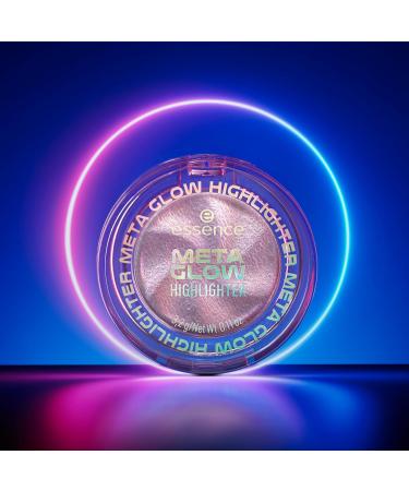 Essence Meta Glow Highlighter Violet - Brightening Shimmering Vegan & Oil-Free - 3.2g Pack - Buy Online on GoSupps.com