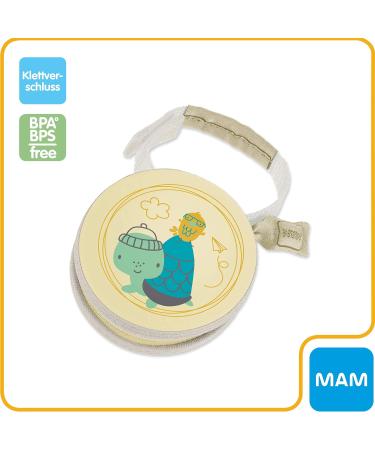 MAM Pod Dummy Bag - Turtle Yellow/Tortoise - Convenient Storage for 2 Dummies with Velcro Fastener - Buy Online on GoSupps.com
