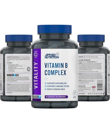 Applied Nutrition Vitality Vitamin B Complex - 90 caps - Buy Online on GoSupps.com