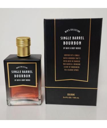 Single Barrel Bourbon Cologne 3.4 FL OZ for Men packed in Presentable Packaging & Gift Box by Bath and Body