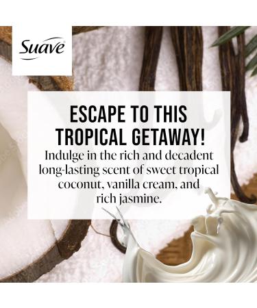 Buy Suave Moisturizing Body Wash for Women - Coconut Kiss Vitamin E & Aloe Paraben-Free 18 Oz (Pack of 6) - International Shipping Available - Buy Online on GoSupps.com