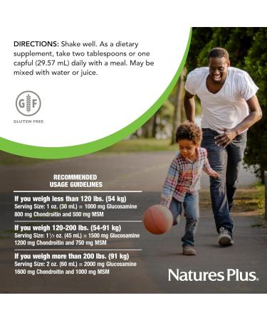 Natures Plus Ultra Rx-Joint Liquid Honey Lemon - 30 fl oz - Supports Healthy Joint Function - with Glucosamine Chondroitin & MSM - Gluten Free - 30 Servings 30 Fl Oz (Pack of 1) - Buy Online on GoSupps.com