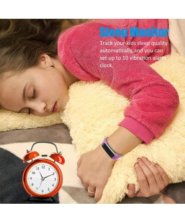 BIGGERFIVE Kids Fitness Tracker Watch - Waterproof Slim Activity Tracker for Girls Boys with Pedometer, Calorie Counter, Sleep Monitor, Silent Alarm Clock - Blue/Green - Buy Online on GoSupps.com