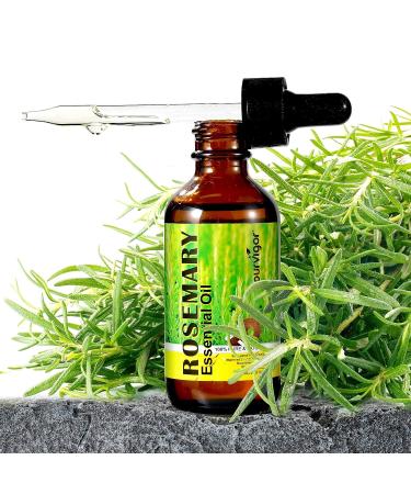 Rosemary Essential Oil for Hair Growth & Skin Care (2 Fl Oz) - Stimulates Growth, Nourishes Scalp, Improves Circulation - Hair Loss Treatment - Buy Online on GoSupps.com