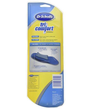 Dr. Scholl's Men's Tri-Comfort Insoles - Ultimate Comfort & Support for All-Day Wear | International Shipping Available - Buy Online on GoSupps.com
