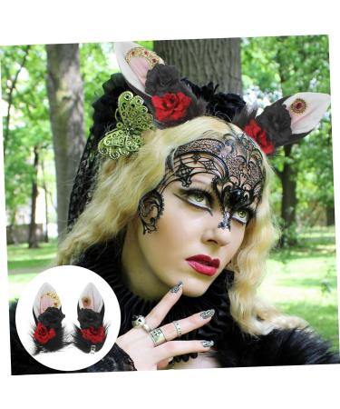 1 Pair Animal Hair Clips Animals Ear Hairpin Premium Hair Accessories Girls Barrettes for Hair Barrettes for Girls Clips for Hair Women Hair Clip Vintage Side Clip Miss - Buy Online on GoSupps.com