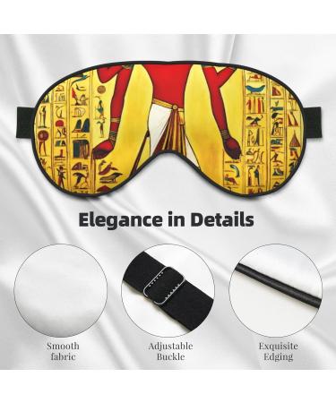 Ancient Egypt Tribe Series Soft Sleep Eye Mask | Breathable Travel Eye Patch for Women | Relaxation & Comfort - Buy Online on GoSupps.com