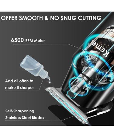 KEMEI Professional Hair Clippers Hair Trimmer for Men Cordless Clippers for Men Haircut Beard Trimmer Mens Grooming Kit Rechargeable Father Day Gifts Km-1115uk - Buy Online on GoSupps.com