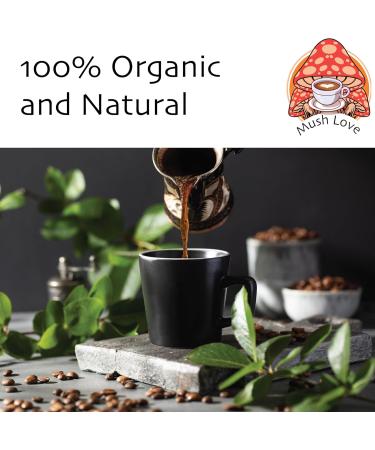 Mushroom Coffee by Ecogenya with Fantastic Fungi Super 7 extract blend - Organic instant mushroom coffee (100 Grams) - Buy Online on GoSupps.com