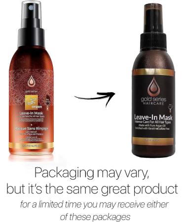 Moroccan Gold Series Leave-In Mask 125 ml - Nourishing Hair Treatment for All Hair Types - International Shipping Available - Buy Online on GoSupps.com