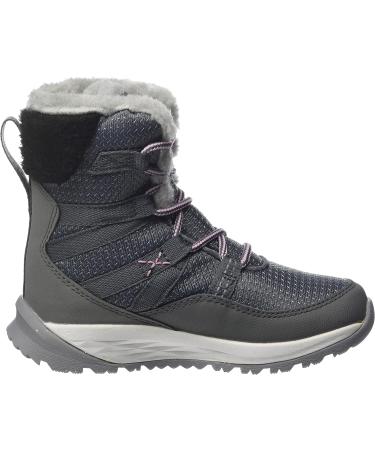Jack Wolfskin Unisex-Child Polar Wolf Texapore High K Hiking Boot - Big Kid (8-12 Years) - Size 5 - Pebble Grey/Off-white - Buy Online on GoSupps.com