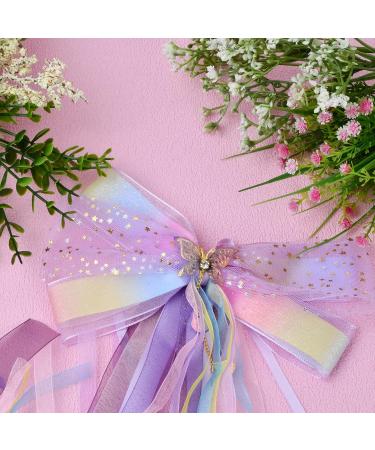 Husalsea Stylish Large Purple Bow Soft Ribbon Suitable for Women and Girls - Buy Online on GoSupps.com