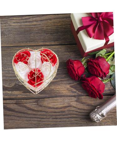 POPETPOP 2 Sets Soap Box Stocking Stuffers Ebt Bath Soap Rose Immortal Flowers Preserved Essential Oil for Women Preserved Rose Soap Iron Decorate Miss Commemorate - Buy Online on GoSupps.com