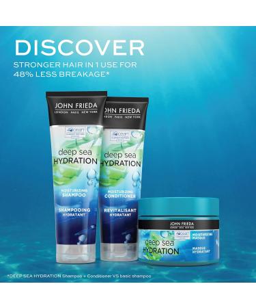 John Frieda Deep Sea Hydration Moisturizing Shampoo 250 mL White 250 ml (Pack of 1) - Buy Online on GoSupps.com