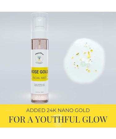 Hydrating Facial Spray Toner with Rosewater & Hyaluronic Acid | Doppeltree - San Francisco Formulation - Buy Online on GoSupps.com