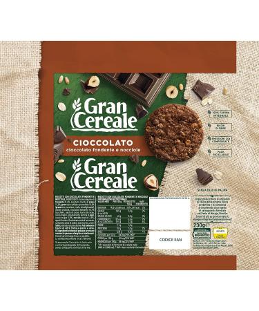  Mulino Bianco Mulino Bianco Gran Cereale Multi Grain Chocolate Fibre 230g Pack of 3 - Buy Online on GoSupps.com