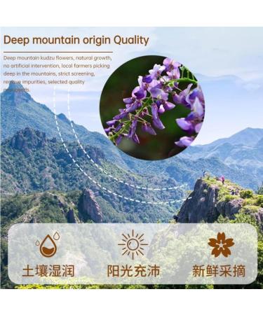  HQZMCTE Naturally Air-Dried Famous Chinese Flower Tea Herbal Tea 30g / 1.05oz Dried Purple Flower Tea for Health - Buy Online on GoSupps.com