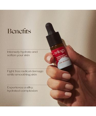 Trilogy Hyaluronic Acid+ Booster Treatment - Intense Hydration 0.51 fl oz | International Shipping Available - Buy Online on GoSupps.com