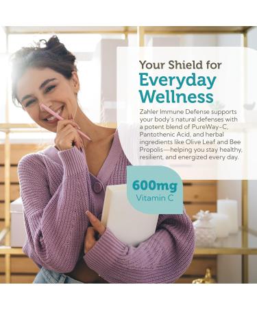 Zahler Immune Defense Immune System Support Certified Kosher 120 Capsules - Buy Online on GoSupps.com