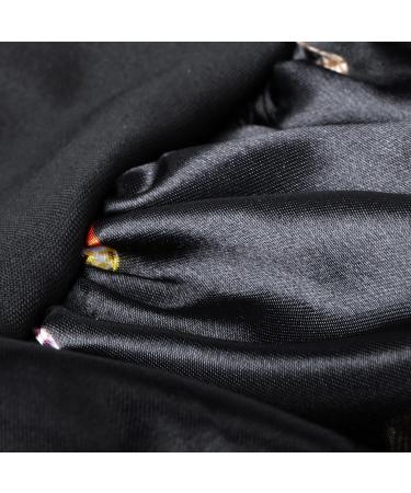 LADES Silk Satin Bonnet-4 Packs Women Satin Hair Bonnet for Curly Hair Satin Bonnet Silk Sleep Cap Silk Hair Wrap for Sleeping Black Hair Black+Pink+Red+Navy Blue - Buy Online on GoSupps.com