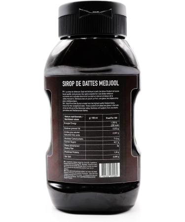Medjoul Date Syrup from Morocco 100% Pure & Natural Sugar Free Date Syrup Vegan Friendly Coffee Syrup 350g - Buy Online on GoSupps.com