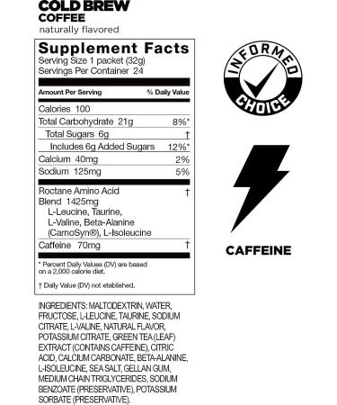 GU Energy Roctane Ultra Endurance Energy Gel  Quick On-The-Go Sports Nutrition for Running and Cycling  Cold Brew 2X Caffeine (24 Packets) - Buy Online on GoSupps.com