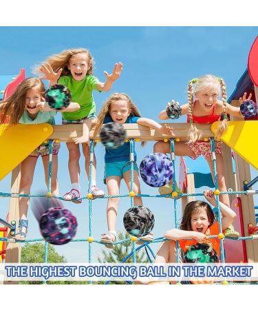 Livestn 4-Piece Astro Jump Balls - High Bounce Space Balls for Kids | Outdoor Bouncy Toy Set - Buy Online on GoSupps.com