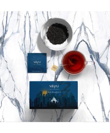 Vayu English Breakfast Tea (100% Assam) - 20 Individually Wrapped tea bags - Buy Online on GoSupps.com