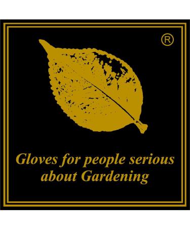 Gold Leaf DRY TOUCH Deluxe Leather Gardening Gloves - Gents Size - Comfortable & Durable - Perfect Gift - Buy Online on GoSupps.com