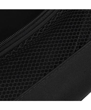 Premium Foldable Golf Shoe Travel Bag Splash-Proof Dustproof Scratch-Resistant Breathable | Ideal for Golf Exercises & Leisure Sports (Black) - Buy Online on GoSupps.com