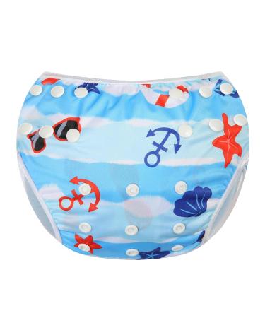 Mixidon Reusable Baby Swimming Diaper & Adjustable Trunks | 0-3 Years | Perfect for Swim Lessons & Ocean Fun - Buy Online on GoSupps.com