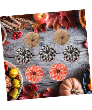 Zerodeko Foams Fake Pumpkin 12pcs Thanksgiving Pumpkin Artificial Party Supplies Environmental Foam Thanksgiving Assorted Fake Pumpkins Assorted Color 8.50X8.50X7.50CM - Buy Online on GoSupps.com