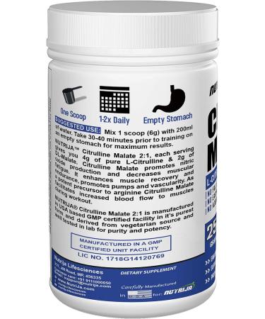 NutriJa Citrulline Malate 250g - Tangy Orange for Enhanced Performance | Buy Internationally - Buy Online on GoSupps.com