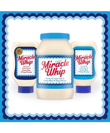 MIRACLE WHIP Light Dressing 30 fl oz Jar - 1.9 lb (Pack of 1) - Buy Online on GoSupps.com