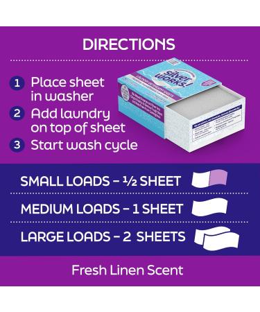 Premium Laundry Detergent Sheets - Silver Ion Odor Elimination | Powerful Fresh Linen Washer Sheets (40 Sheets - Buy Online on GoSupps.com