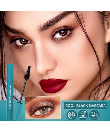 Mascara Volumizing and Lengthening Mascara Lash Extension Mascara Natural and False Lash Look in One Long Lasting for Definition Suitable for Sensitive Eyes (Black) - Buy Online on GoSupps.com