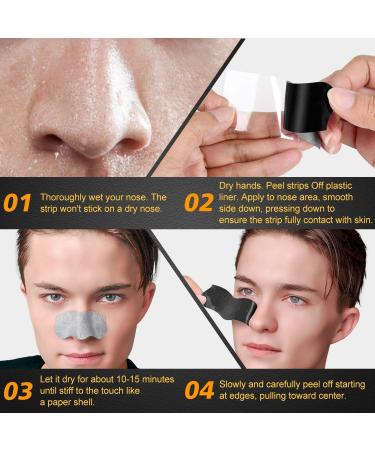 Blackhead Pore Strips 33 pcs Charcoal Peel Off Strips Blackhead Remover Pore Strips for Men Deep Cleansing Strips Remove for Nose Area and Face Oil and Blackheads 33 Pcs Nose Strips - Buy Online on GoSupps.com