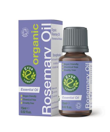 100% Natural Organic Rosemary Essential Oil 15ML Therapeutic Grade for Hair Care Skin Care Bath Diffuser Undiluted & Cruelty Free