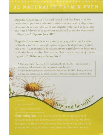 Buy Lifestyle Awareness Organic Chamomile Tea - Caffeine Free, 20 Tea Bags - Buy Online on GoSupps.com