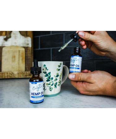 OnlyPure Relief Hemp Oil Extract Drops 1500 mg Supports Daily Overall Health Wellness Sleep & Relaxation All Natural with MCT Oil Non-GMO & Vegan 30 mL (30 Servings) - Buy Online on GoSupps.com