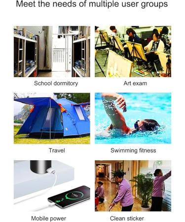 Cordless Ionic Hair Dryer with Hot/Cold Air 12 Mode Charging Blow Dryer with Magnetic Nozzle 12000mAh Rechargeable Travel Hair Dryer for Outdoor Indoor - Buy Online on GoSupps.com