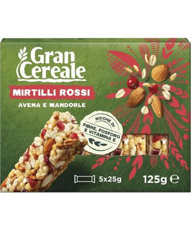 Mulino Bianco Gran Cereale Barre with 4 almond and blueberry cereals 12 x 125 g + Italian Gourmet pulp 400 g - Buy Online on GoSupps.com
