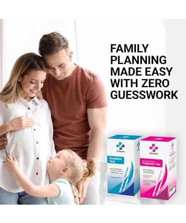 Mintegrity Ovulation & Pregnancy Test Strips Combo Kit - 50 LH & 25 HCG - Easy At Home Testing - International Shipping Available - Buy Online on GoSupps.com