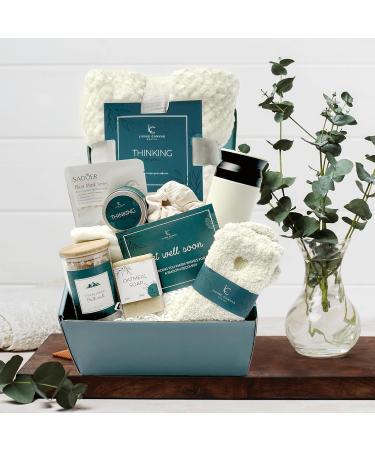 Self Care Gifts for Women | 11-Piece Spa Gift Basket for Mom Girlfriend Wife Daughter - Best Get Well Gifts with Bath Salts & Oatmeal Soap - Buy Online on GoSupps.com