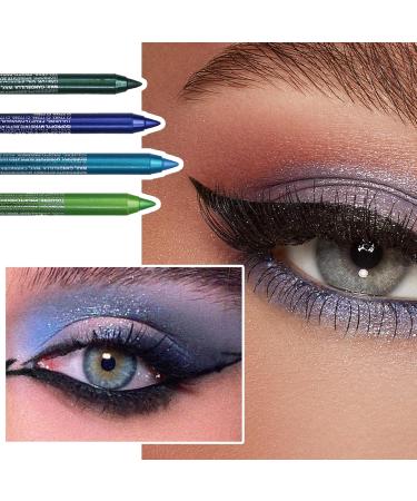 Crayon paupi res 4 couleurs 8.5g anti-taches perle longue dur e paillettes imperm able Eyeliner fard paupi res Style 2 4 pi ces - Buy Online on GoSupps.com