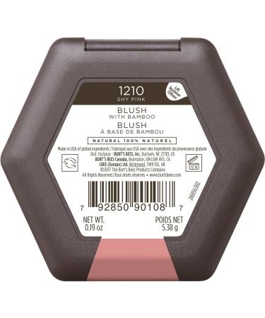 Burt's Bees 100% Natural Blush with Vitamin E - Shy Pink, 0.19 oz (Pack of 1) - Buy Online on GoSupps.com