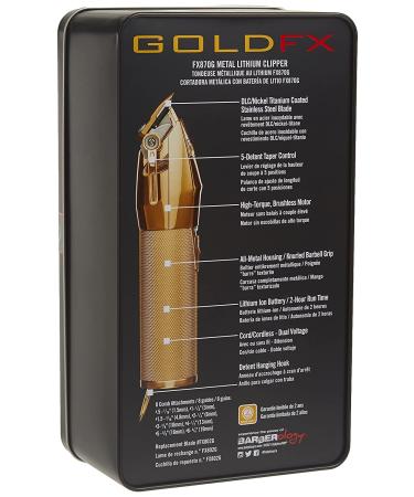 BaBylissPRO FX870G GoldFX Hair Clipper - Cord/Cordless Clippers - Buy Online on GoSupps.com